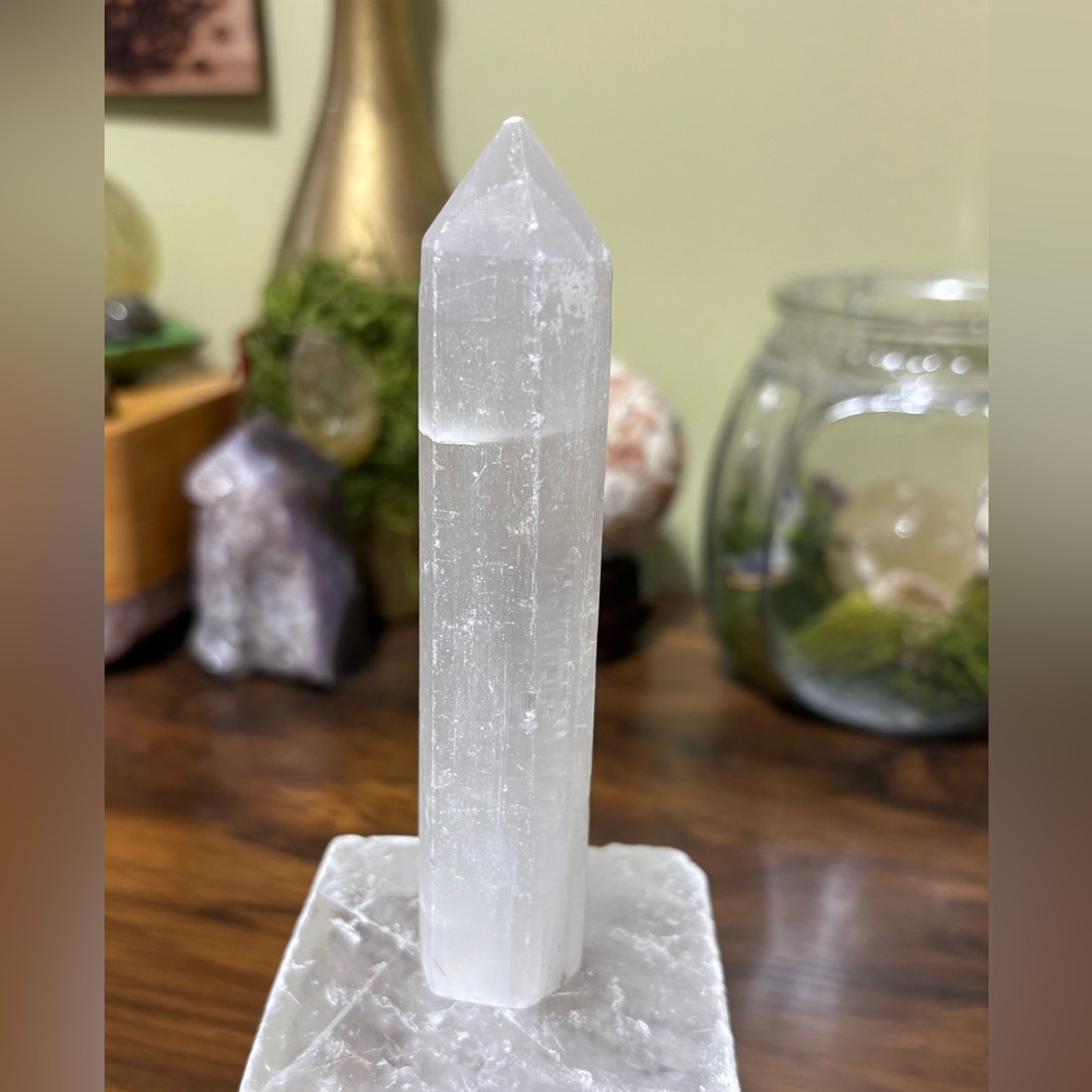 Selenite tower, satin spar